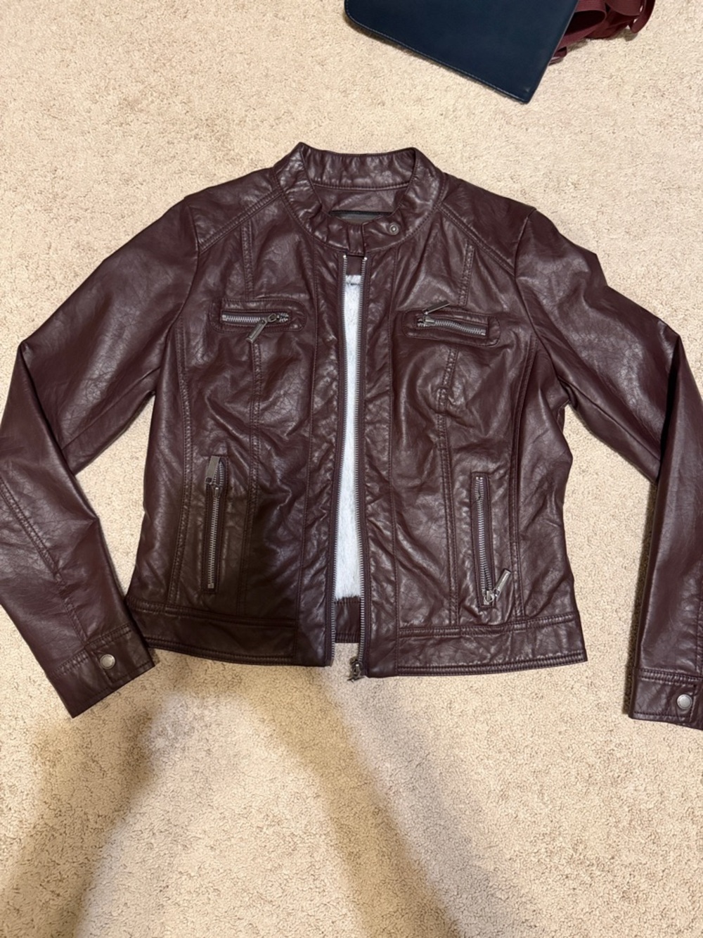 Jou Jou Women's Faux Leather Jacket